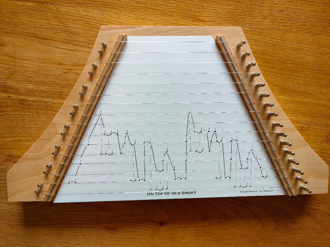 【新品】ラップハープ ケース、歌詞カード、交換弦、使用手引き書付き、