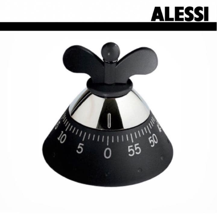 ⭐️ ALESSI アレッシィ キッチンタイマー ブラック
