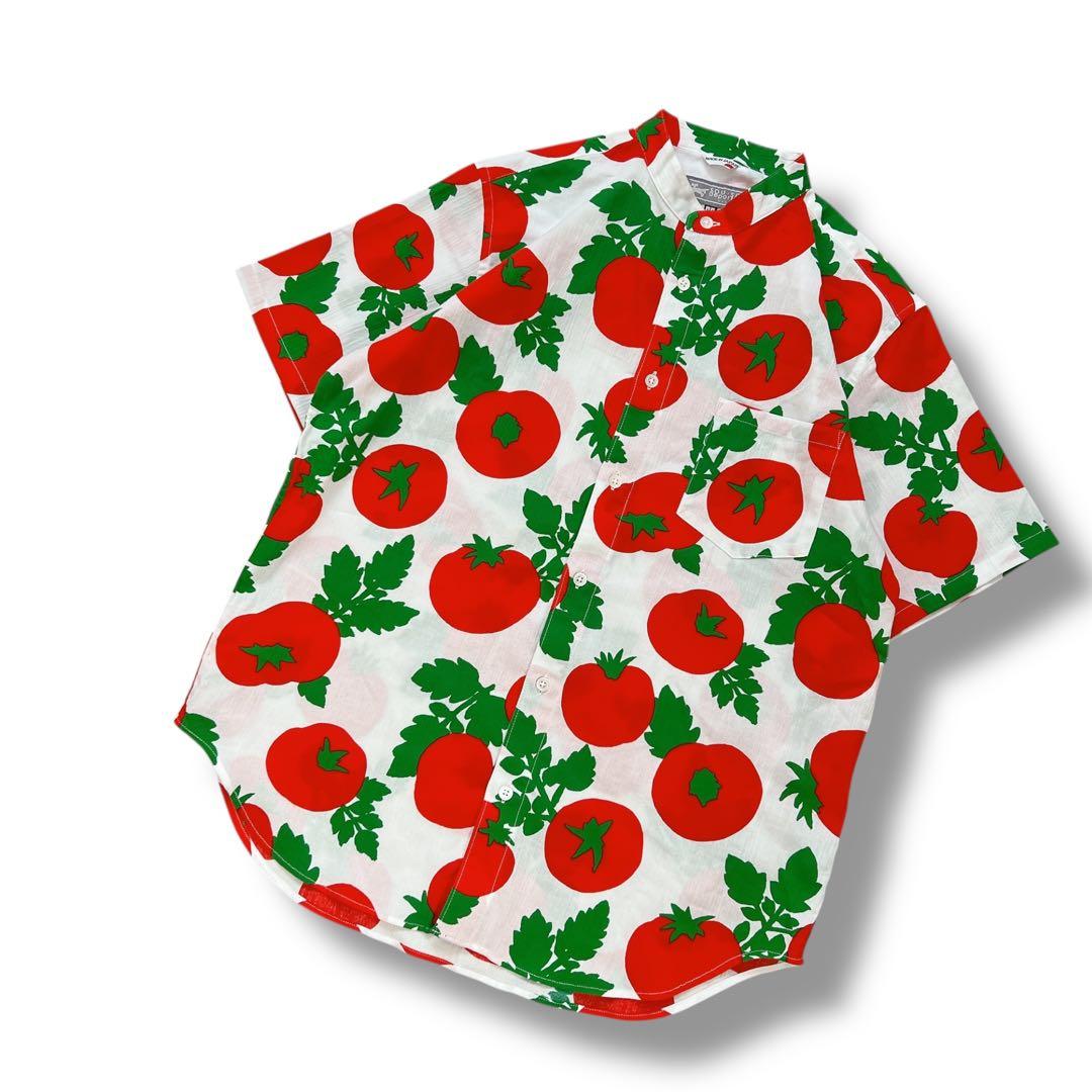 SOU・SOU　ソウソウ　高島縮 20/20 半袖シャツ　トマト　M