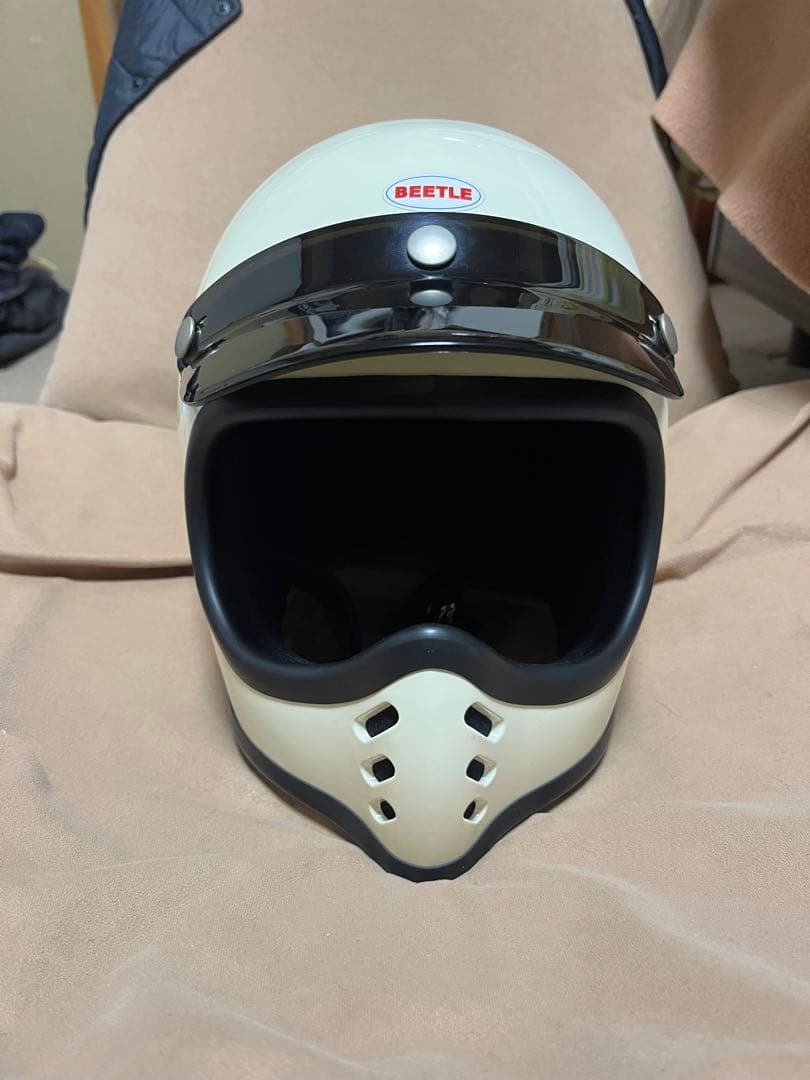 Saijo！ オーシャンビートル MTX アイボリー S バイザー付