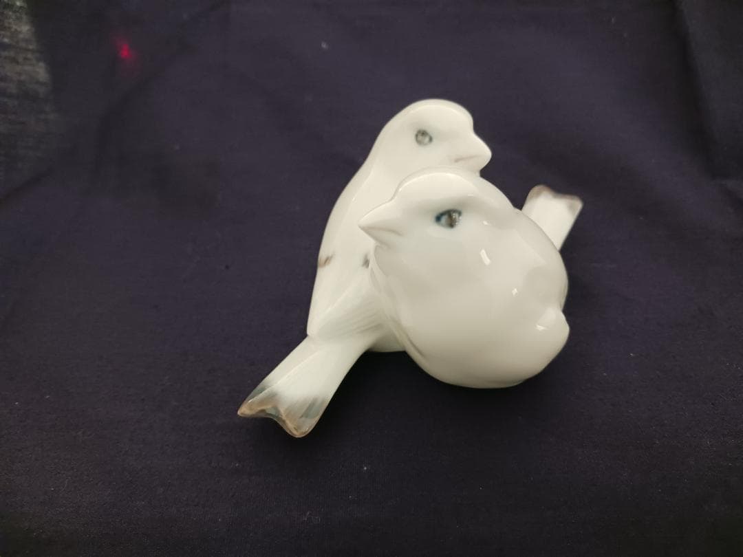 〔値下げ‼〕ロイヤルコペンハーゲン　フィギュリン　二羽の小鳥　美品