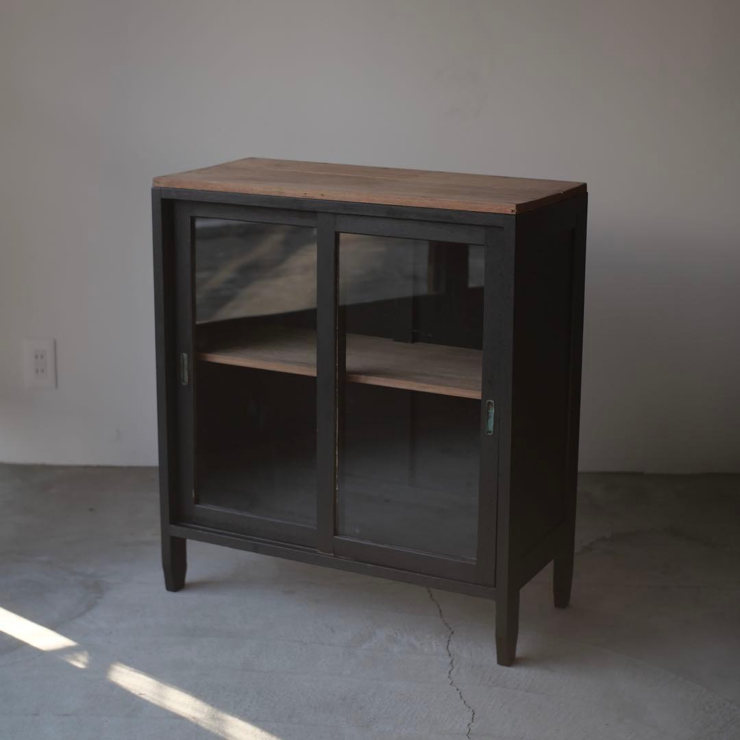 収納棚　食器棚　収納　カウンター　台　古家具　古道具　アンティーク　昭和レトロ