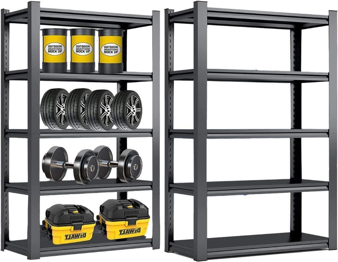 スチールラック本体 高耐荷重収納棚 メタルラック 組立簡単 高さ調整可能