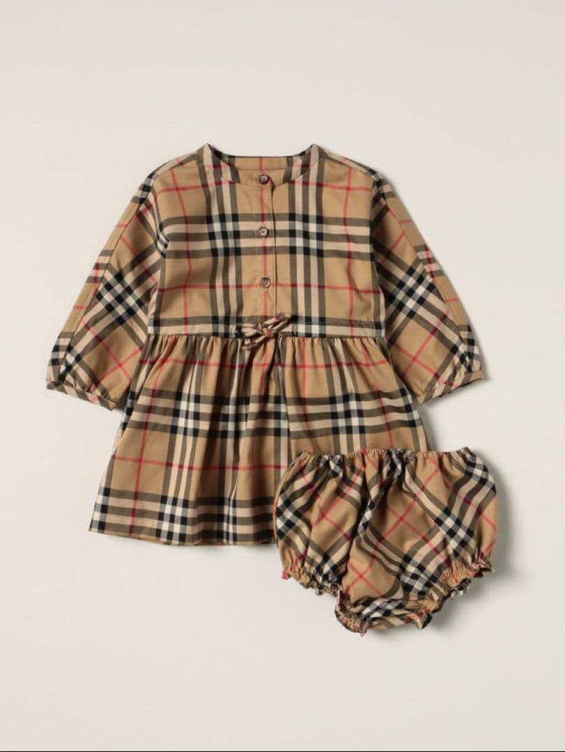 バーバリー ワンピース ショートパンツセット 80