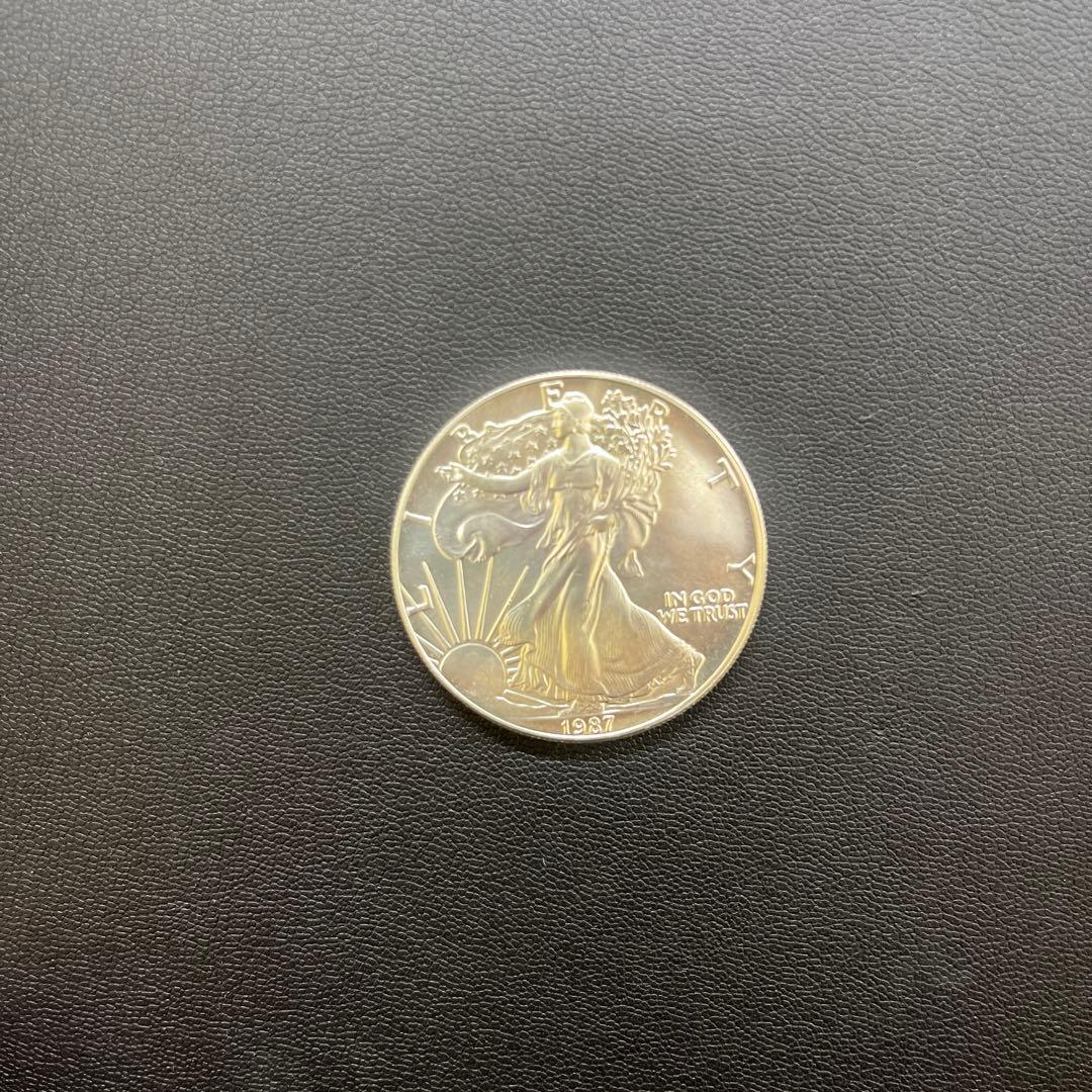 イーグル銀貨　 1987年　アメリカ ウォーキングリバティ