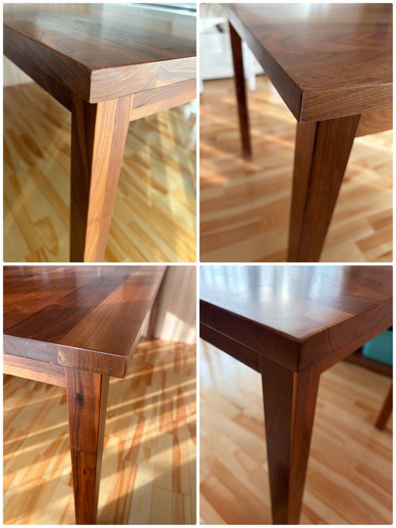 【期限付き出品】無印良品 無垢材ウォールナット テーブル 180cm