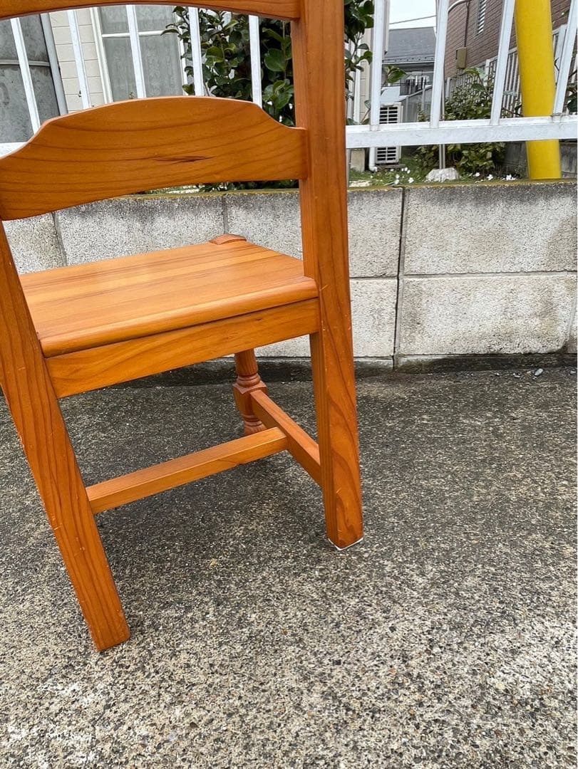 パイン材　スペイン製　カントリーチェア　単品　椅子　ダイニング