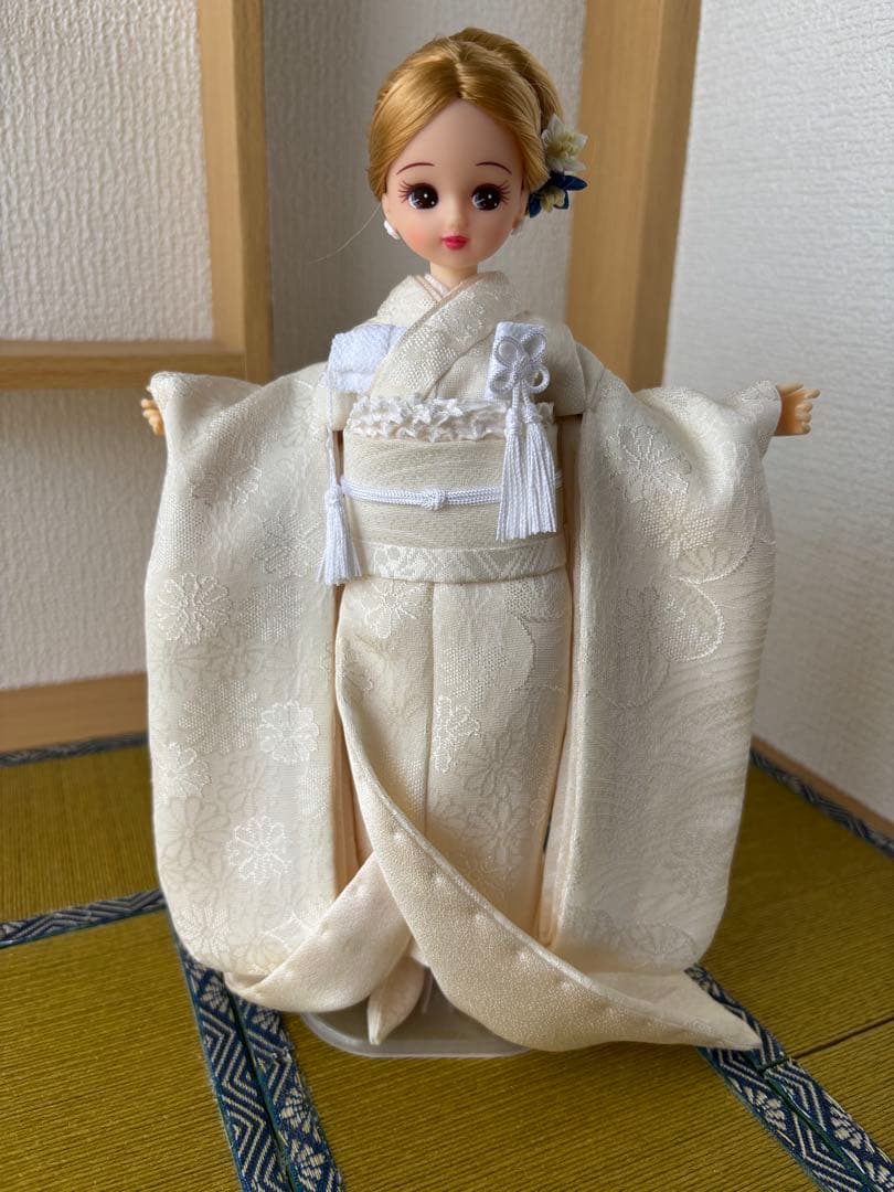 22cmドールサイズ 花嫁衣装　色打掛
