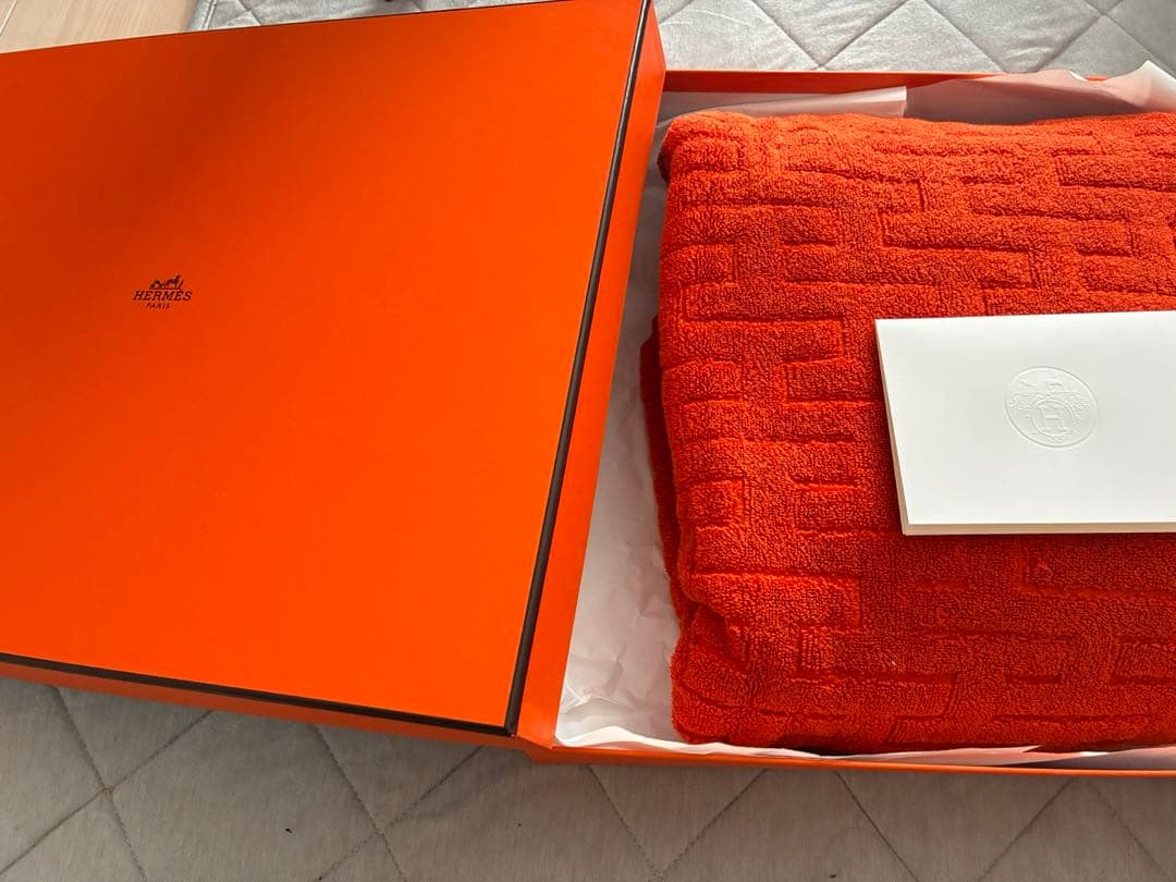 お値下げ！タグ付エルメス　バスタオル