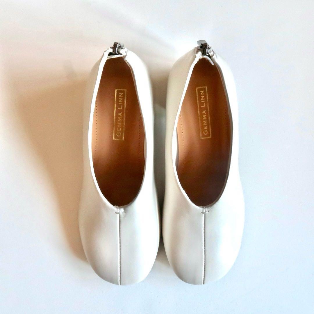 1日だけ使用 GEMMA LINN ラウンドトゥシューティー_GE22023