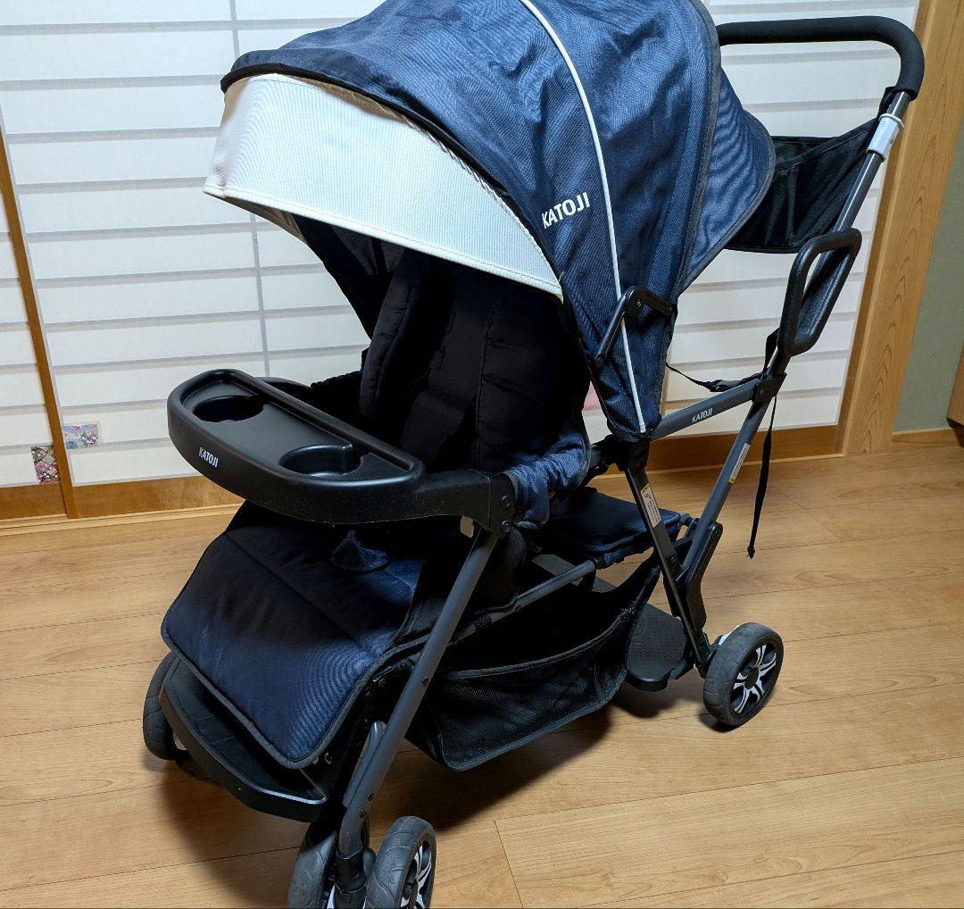 【即日発送】KATOJI カトージ 二人乗り ベビーカー 二人でゴー