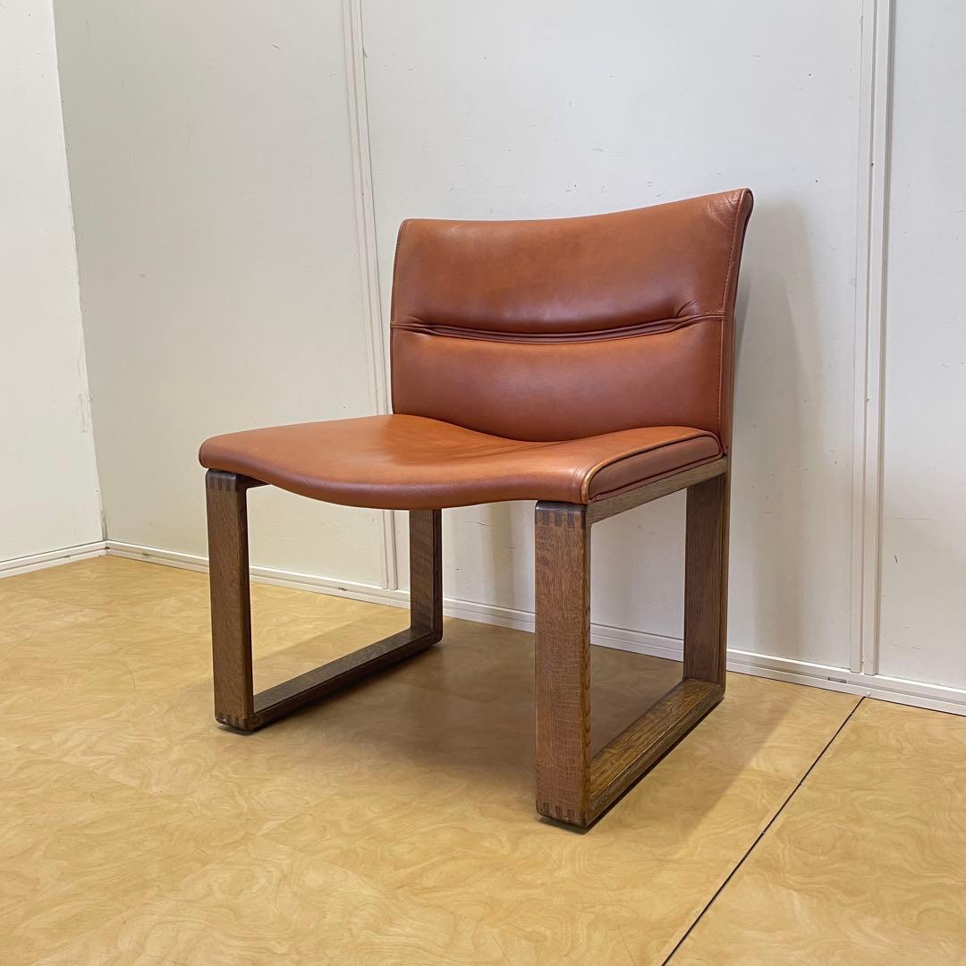 カンディハウス ボルス② 本革チェア レザー椅子 ソファ 旭川家具 北欧スタイル