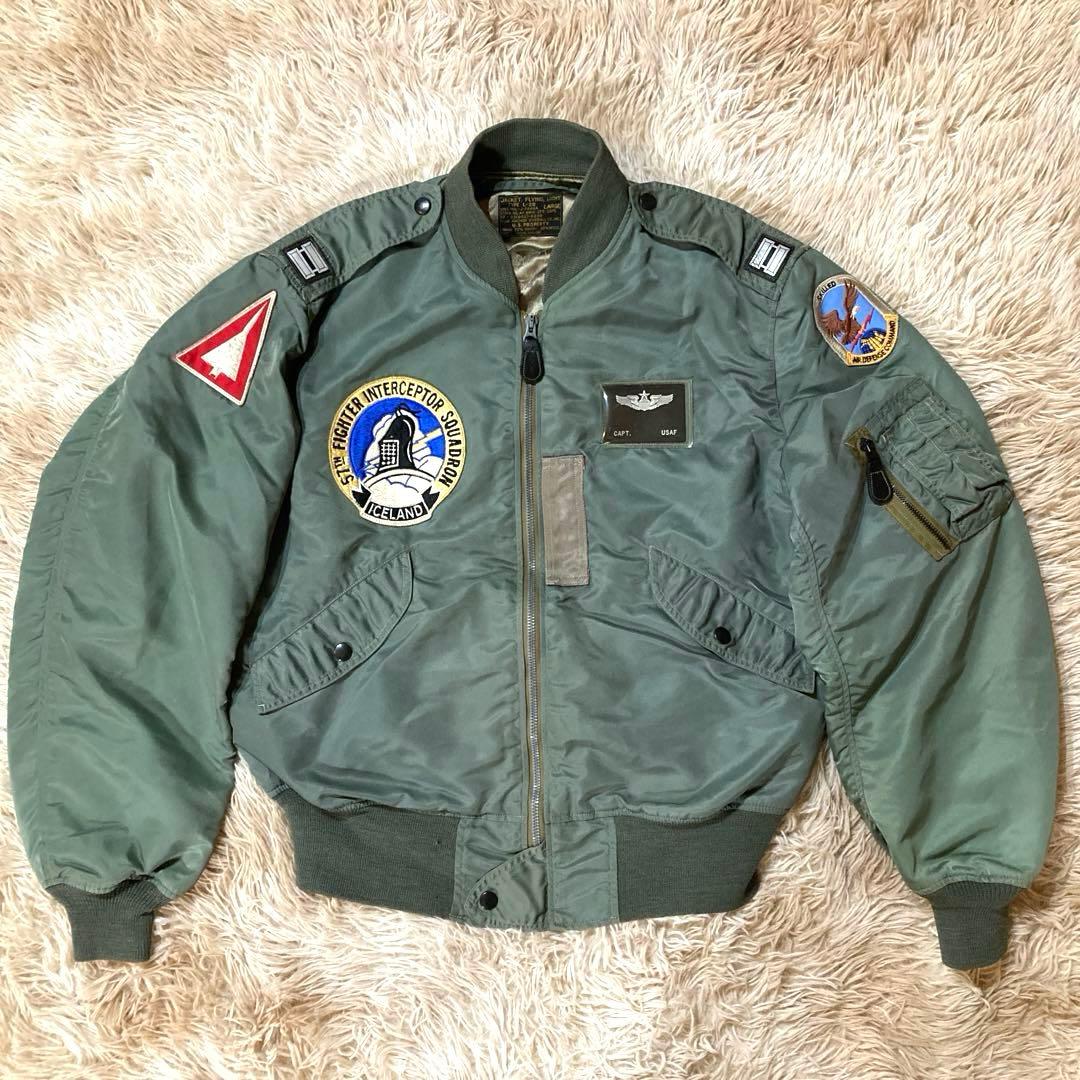 バズリクソンズ　L-2B ワッペン　Lサイズ BR10179 セージグリーン