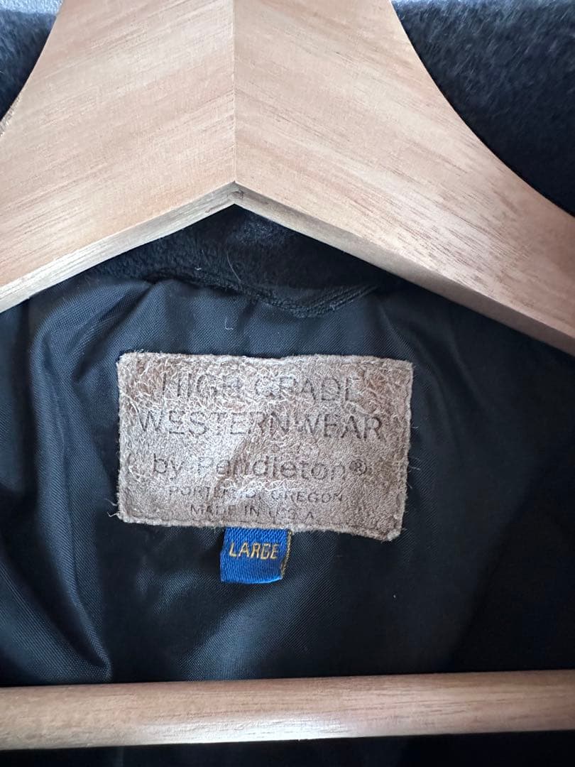 Pendleton 希少品 ストライプ柄 フリースジャケット L