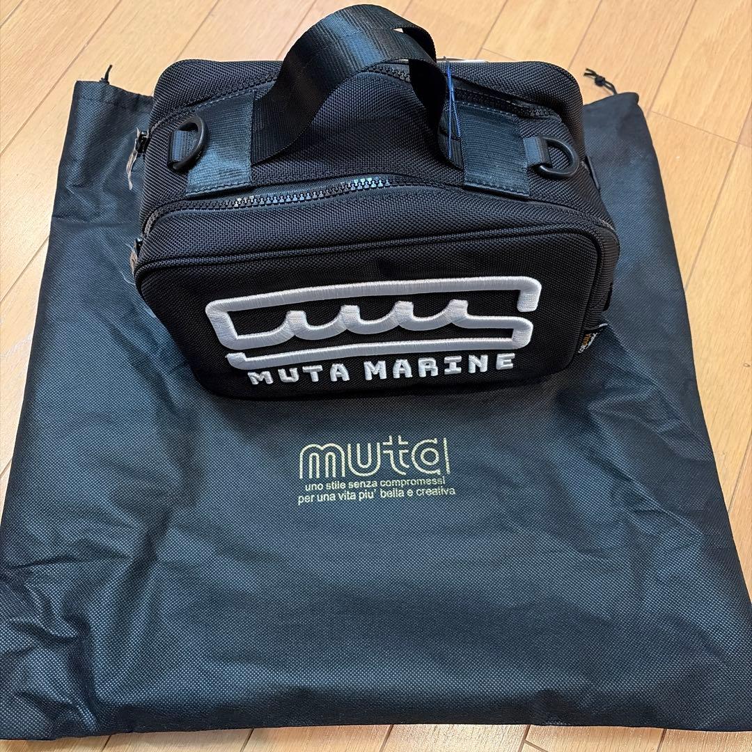 MUTA MARINE ダブルジップ ポーチバッグ