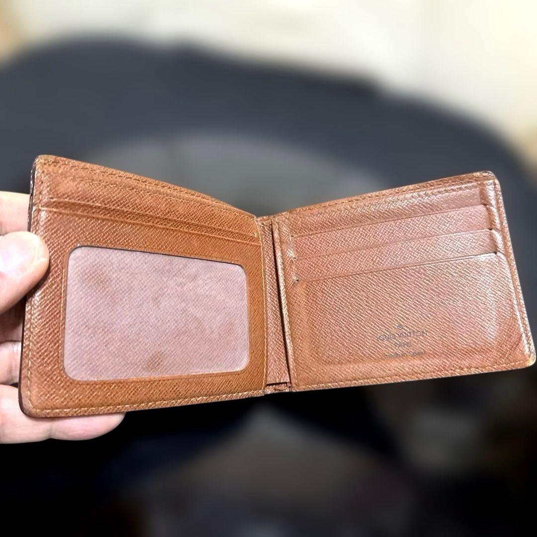 19☆優良品☆モノグラム♪免許&カード入れ☆2つ折り財布