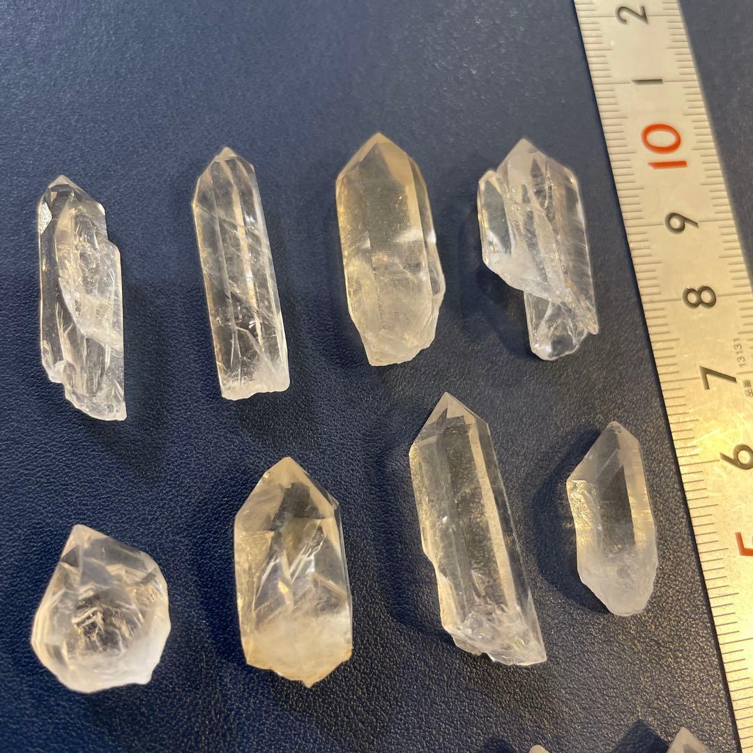 【国産鉱物】乙女鉱山産　水晶18本セット