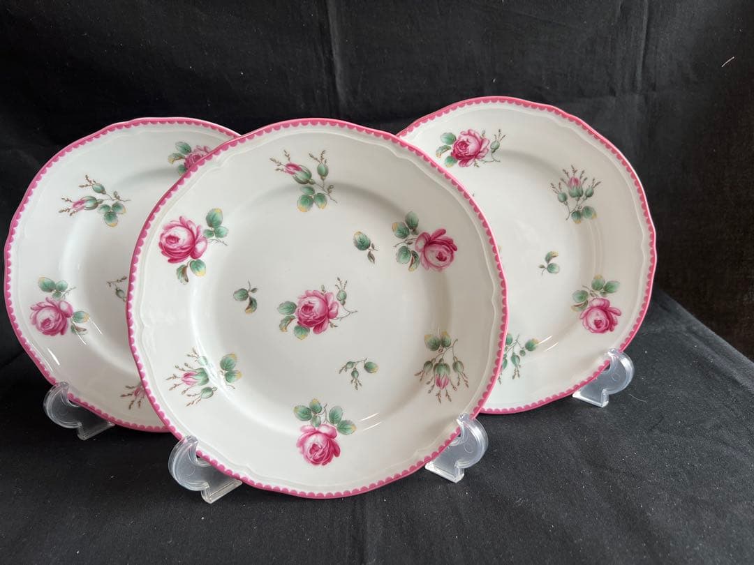 リチャードジノリ　アンティックローズ　プレート　19cm