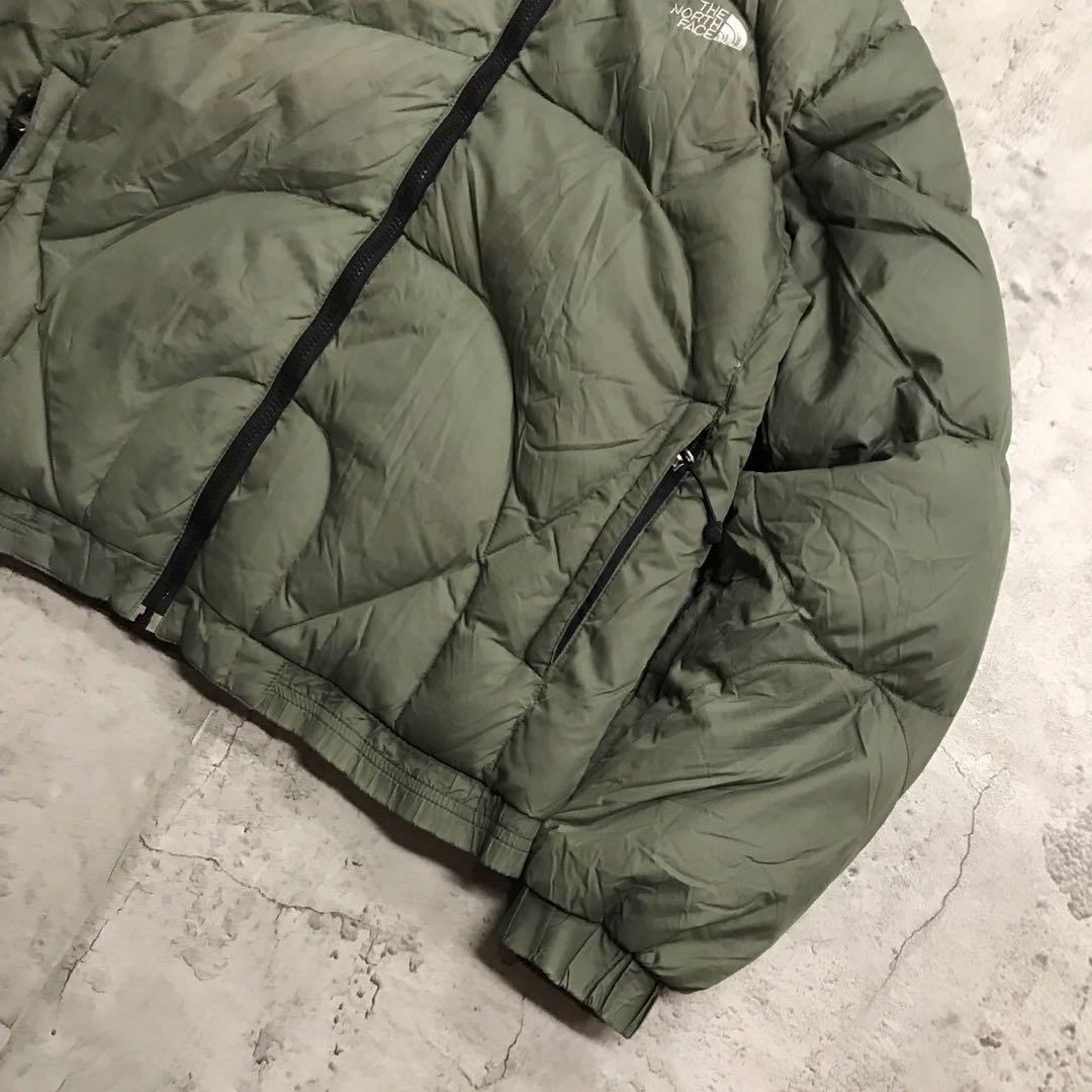 ノースフェイス/ダウン/ファーダウン/キルティング/グリーン/600フィル