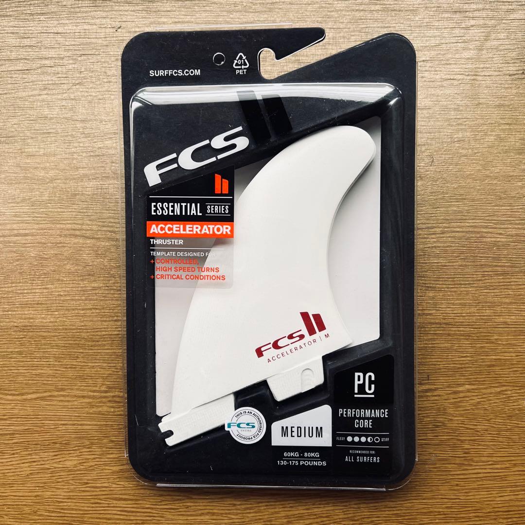 FCS2 FCS アクセルレータ Mサイズ トライフィン パフォーマンスコア 白