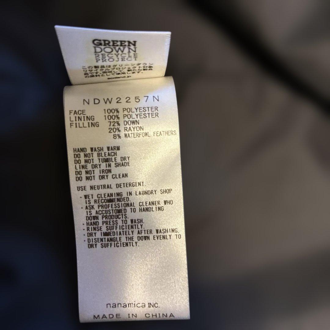 中古★ノースフェイス パープルレーベル フィールドダウンコート ブラック WS