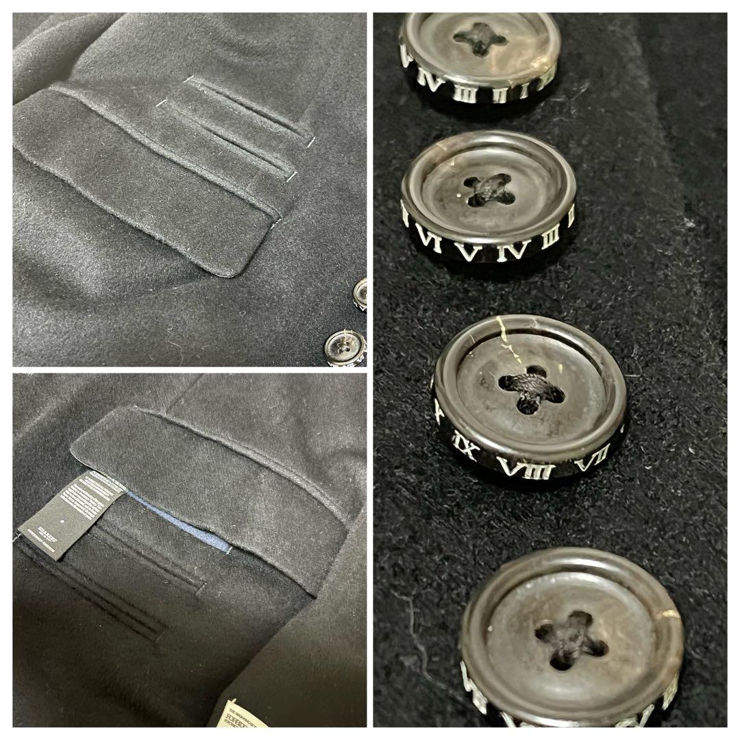 ✨美品✨SHAREEF カシミア混 6B チェスターコート 黒 ゆったりめ 1