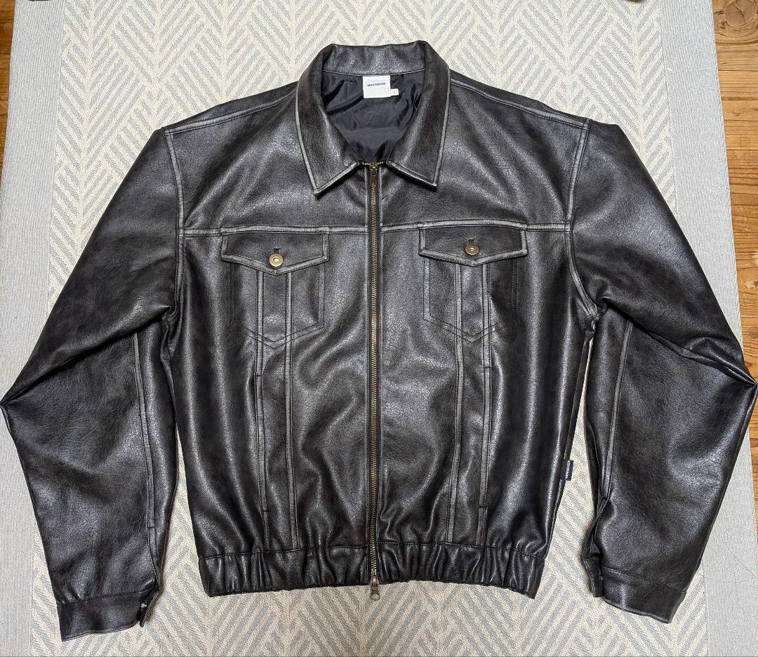 WISHFOREVER ダブルジッパージャケット