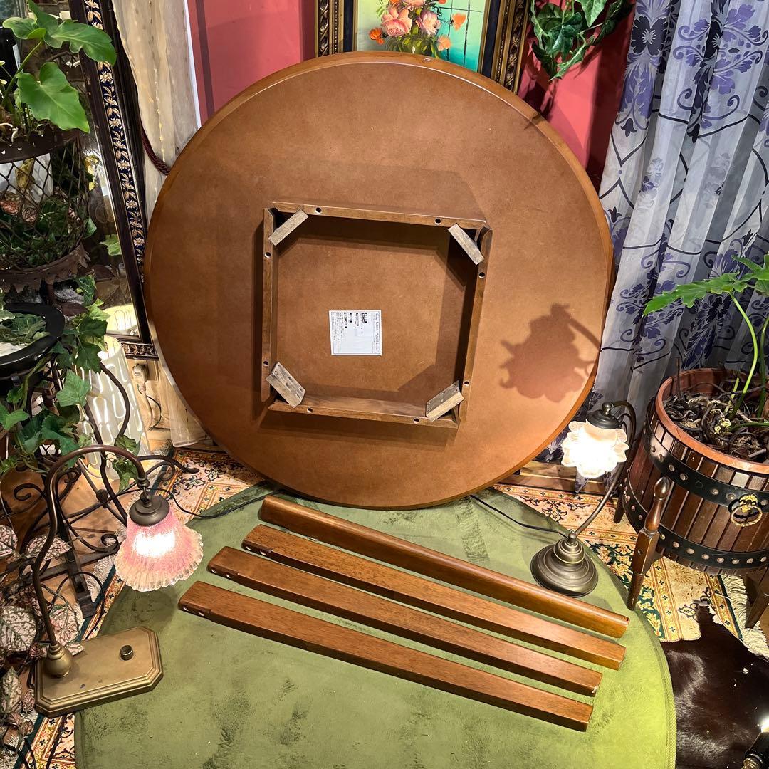 sale 美品　ナチュラルウッド　ラウンドテーブル９０　丸テーブル