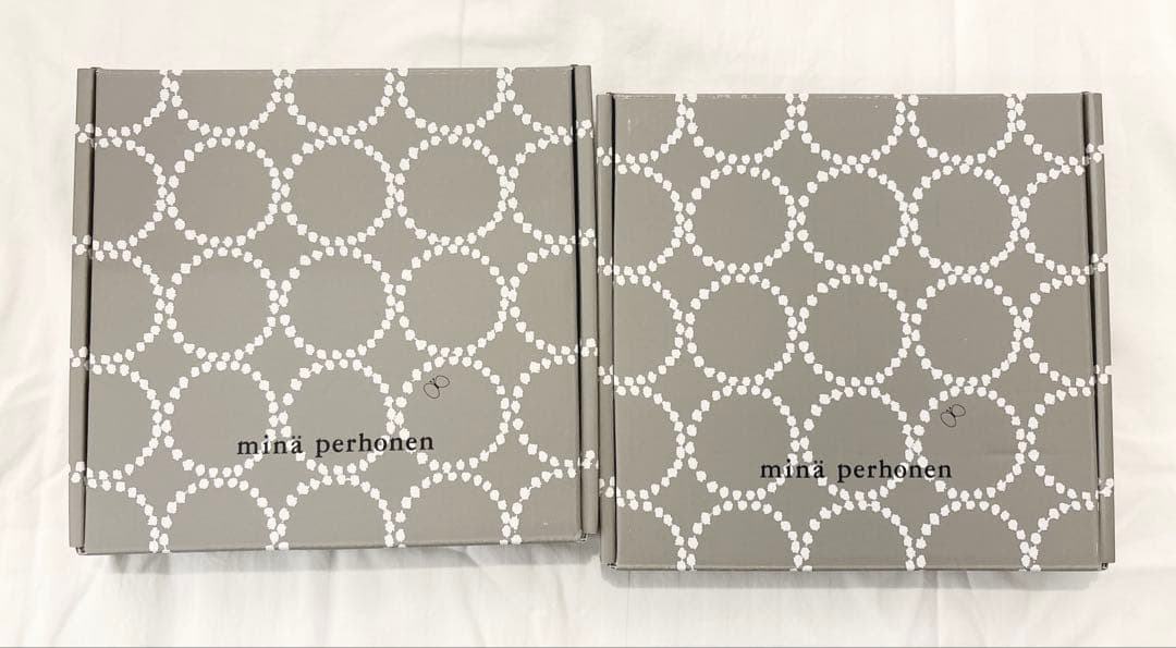 新品未使用 ミナペルホネンtambourineプレート S 17cm 2枚セット