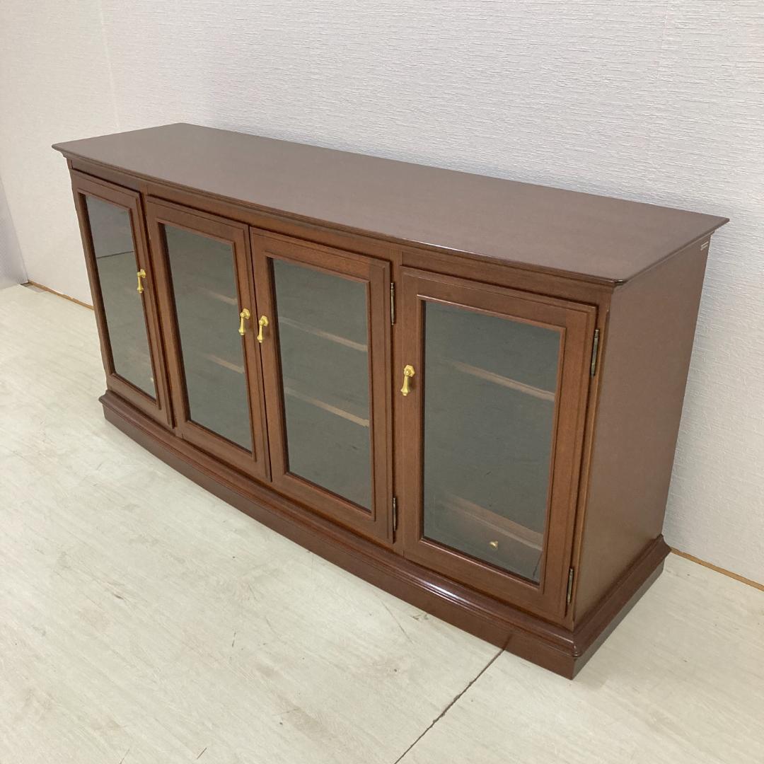 【マルニ】照明付き　サイドボード リビングボード 　キャビネット　収納家具