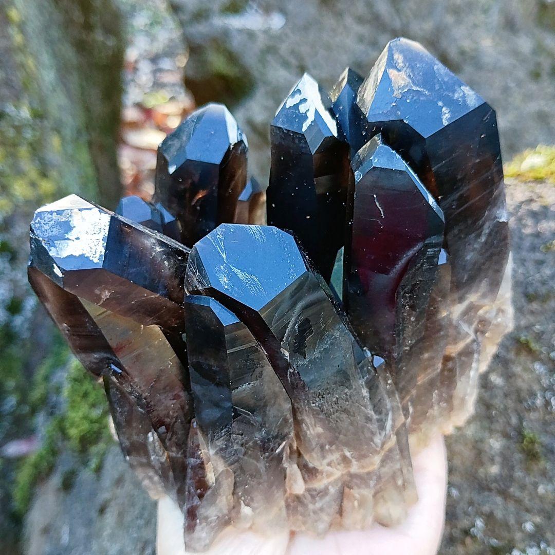 【明日発送可】激レア マダガスカル産 3A モリオン 黒水晶 厄除け 浄化 原石