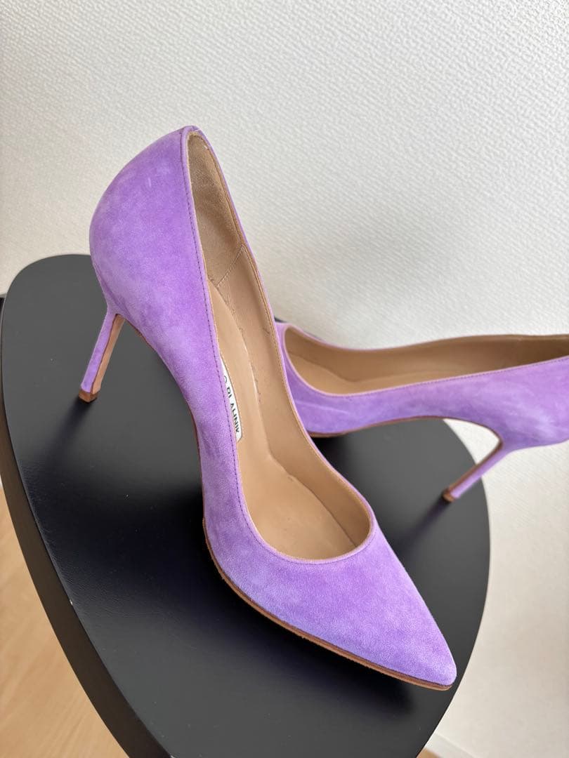 12/16まで限定価格⭐︎マノロブラニクBB ポインテッドトゥ　スエード　37.5