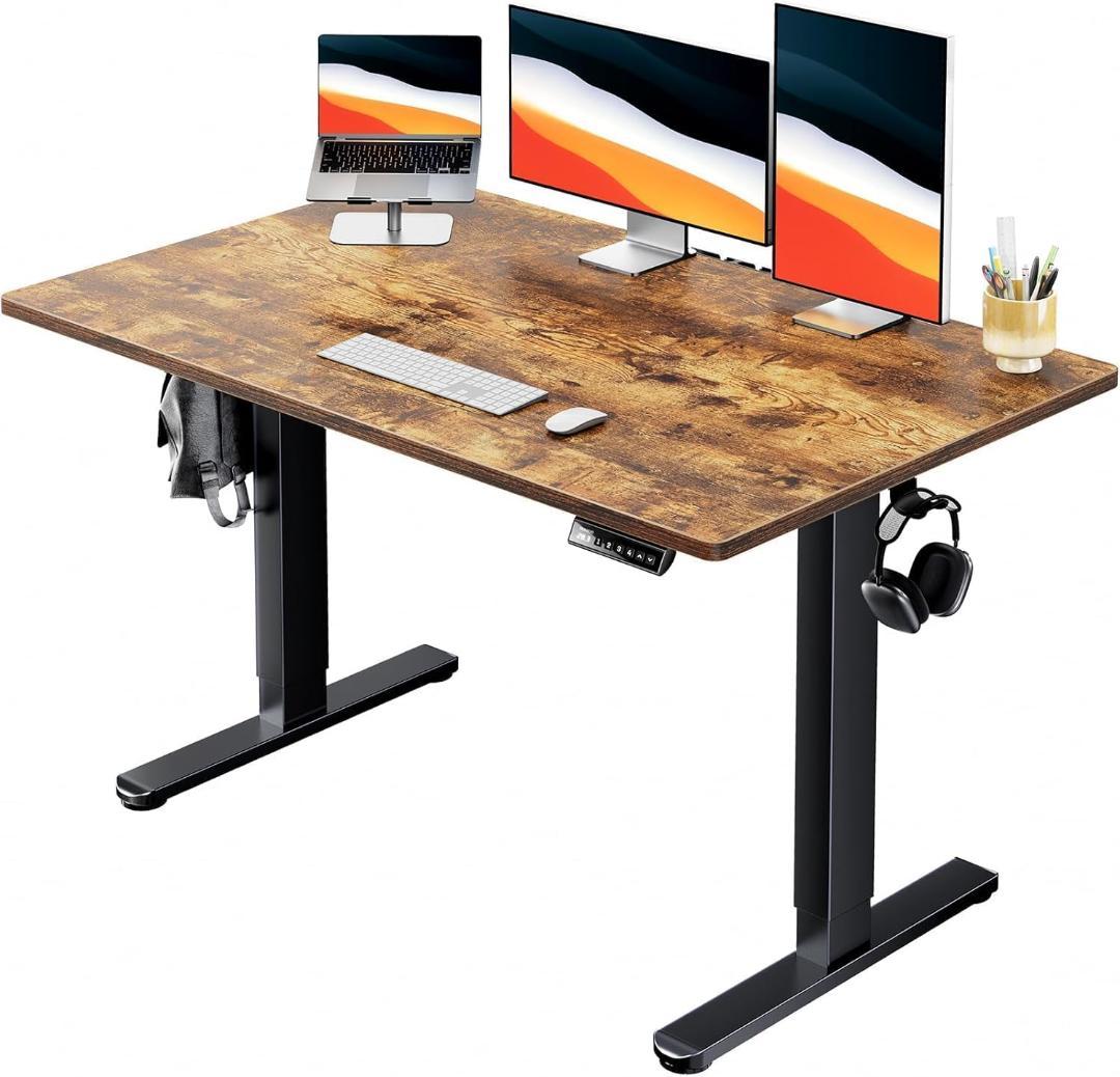 【開封済　未使用品】ErGear 電動 昇降デスク 一枚板 　上下自動昇降