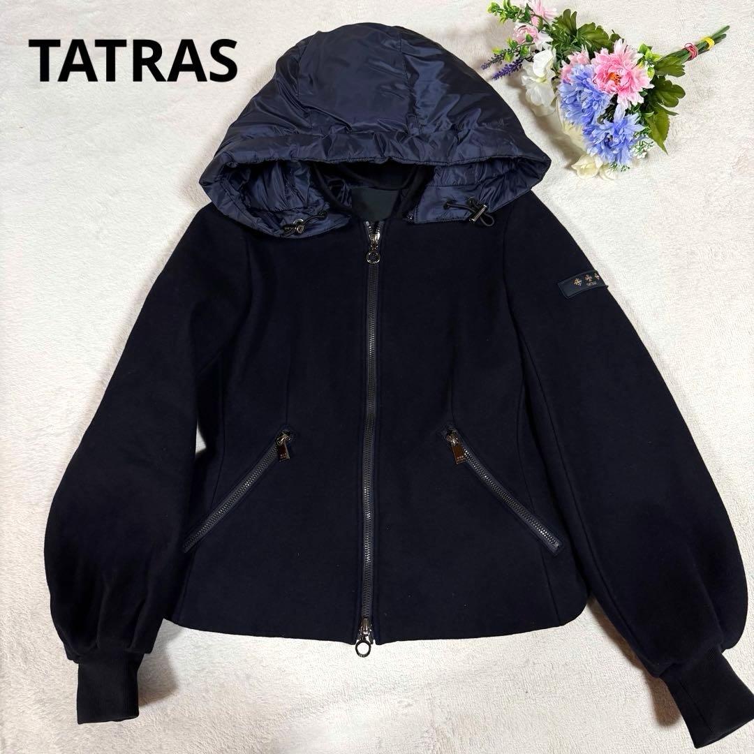 近年★美品★TATRAS★タトラス GARONNA ウールジャケット ダウン切替