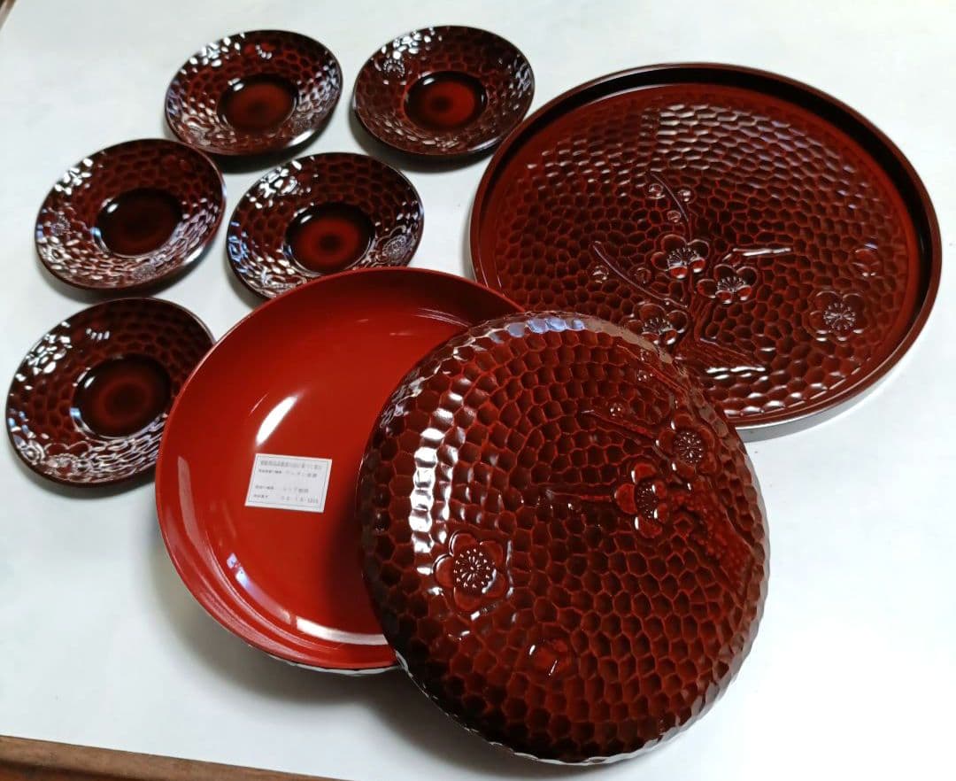 盆付茶菓揃鎌倉　菓子鉢セット　梅