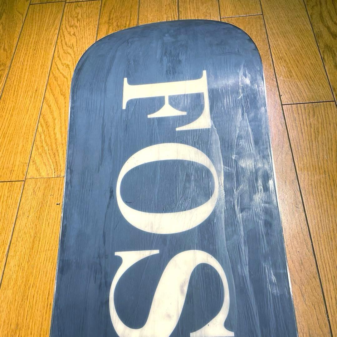 希少FOSSILフォッシルnatural154cm カービング・バッジテスト