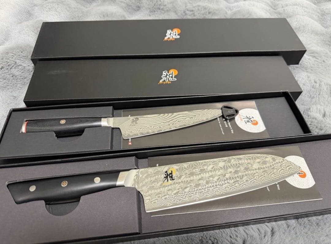 【新品未使用】雅 MIYABI 三徳包丁&小刀 2本セット