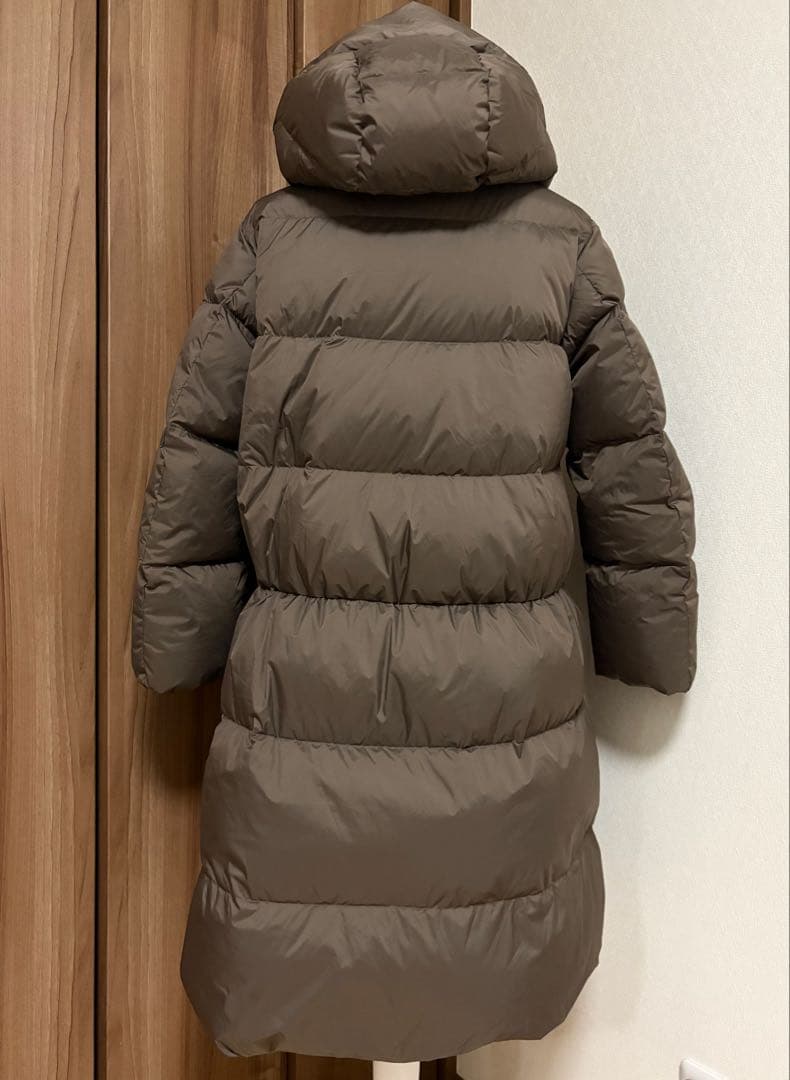 ご依頼値下げ分 美品ユニクロ ＋J ダウンロングコートジルサンダー ブラウン