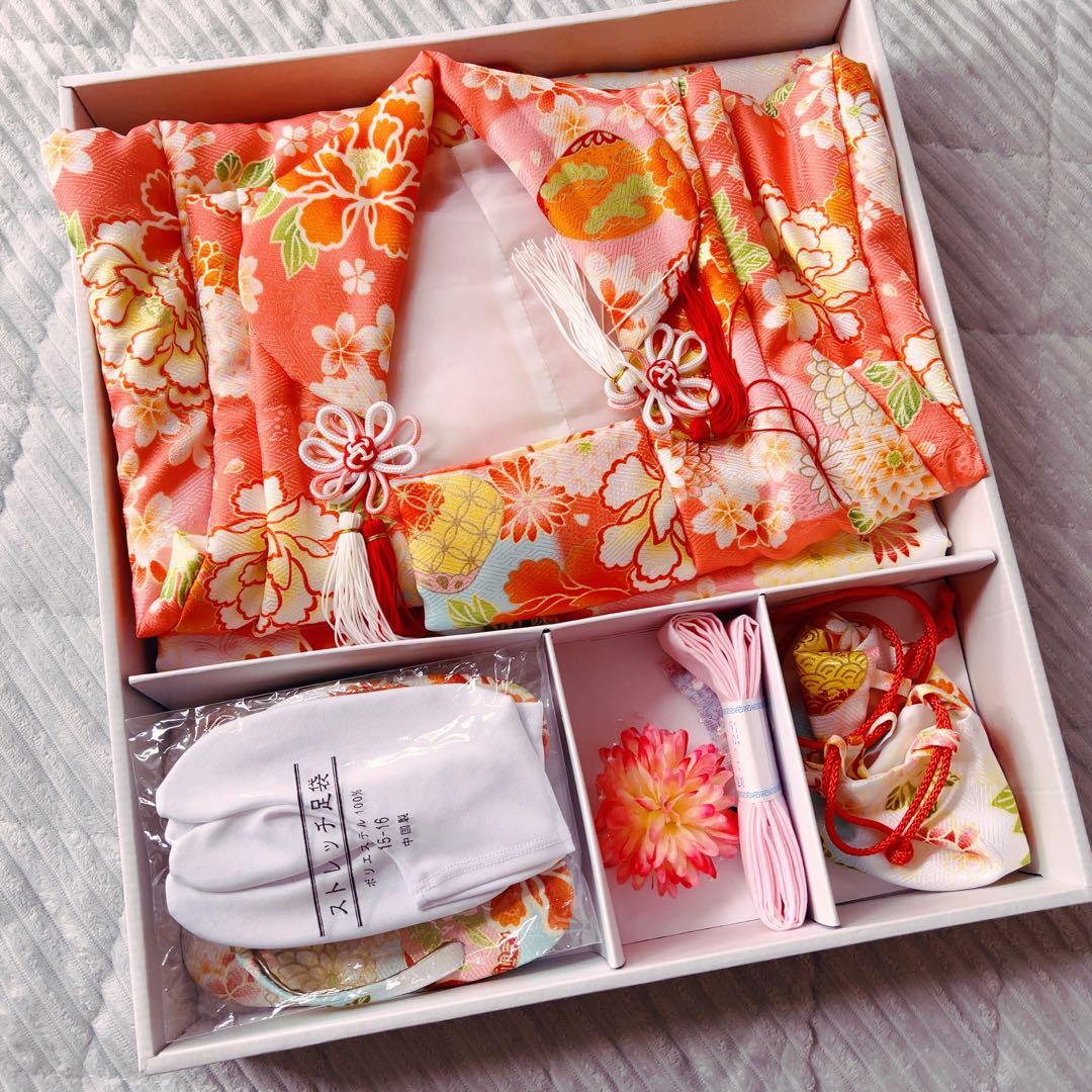 七五三 3歳 被布セット 女の子 幻想花舞