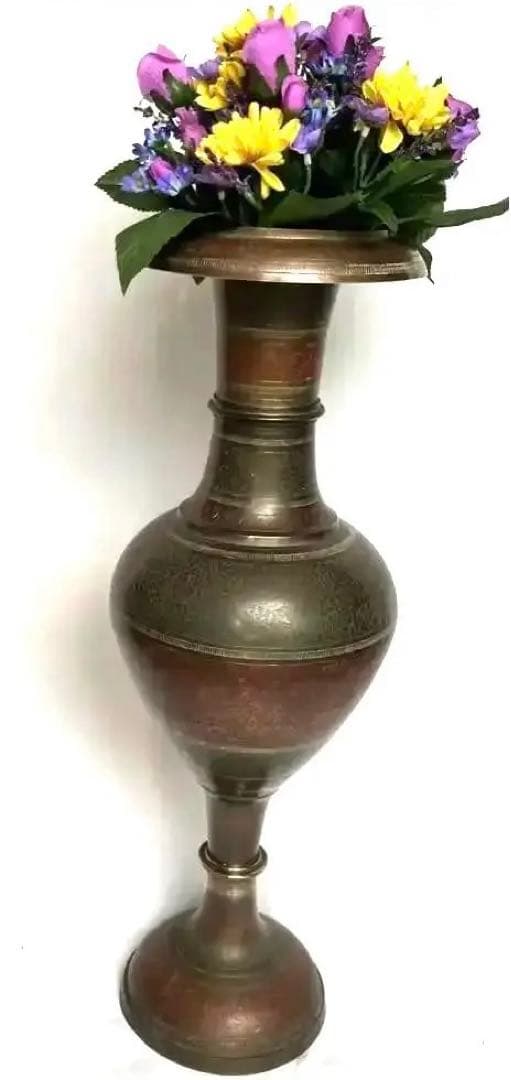 ヴィンテージ 花花瓶は美しく手描きされています。 アラビアの騎士。ホテル