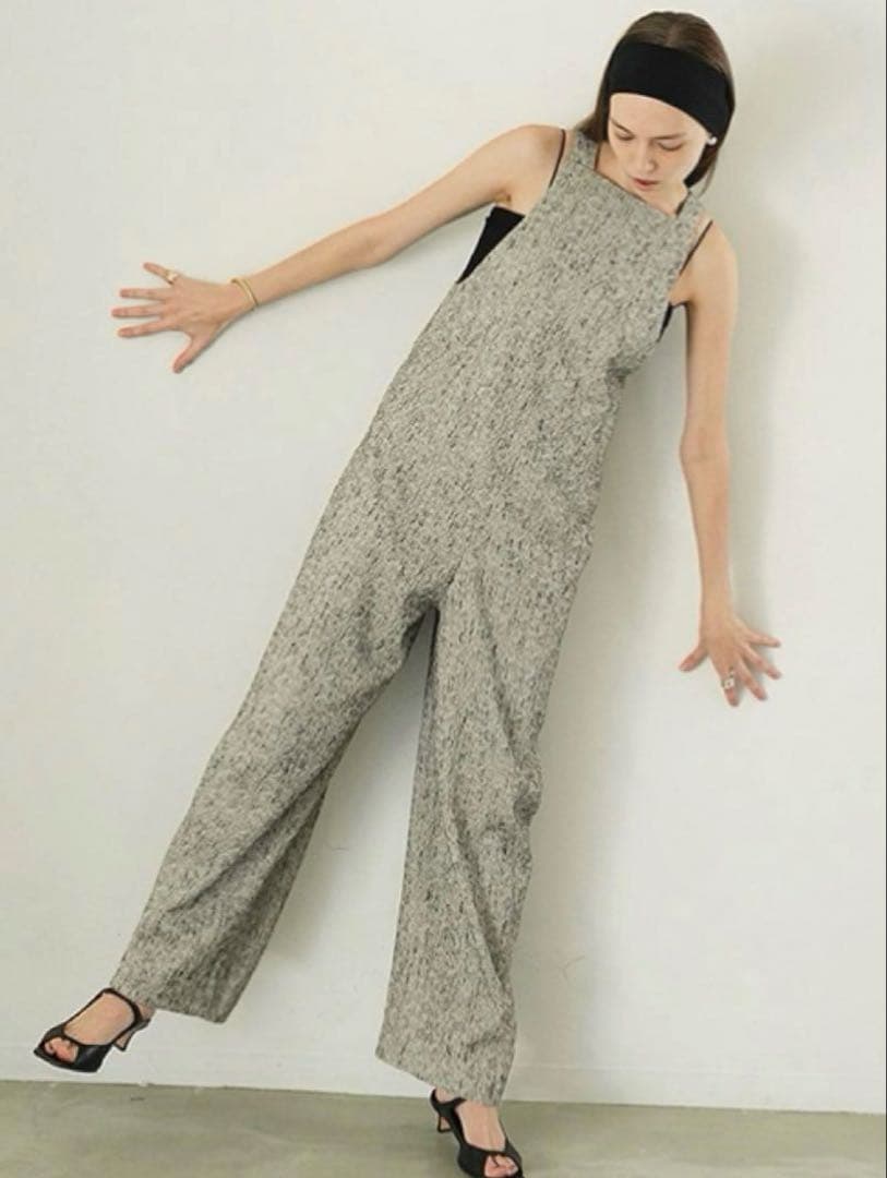 CLANE／COCOON SALOPETTE PANTS MIX