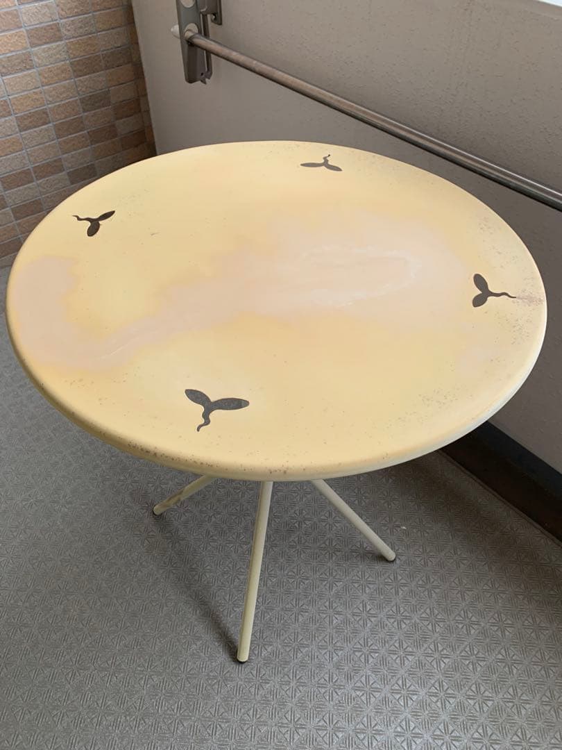 折畳みテーブル　サイドテーブル　コーナーテーブル　ガーデンテーブル