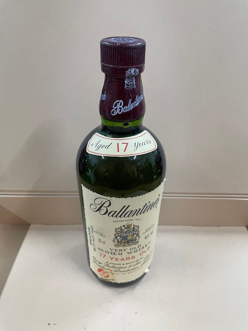 【未開栓 古酒 】バランタイン 17年 ヴィンテージラベル終売品