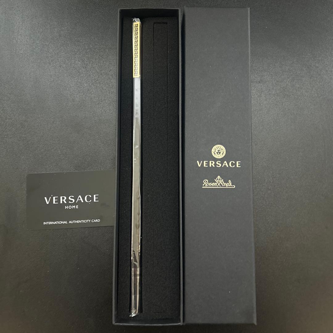 VERSACE  箸セット Rosenthal製 箱・認証カード付 希少