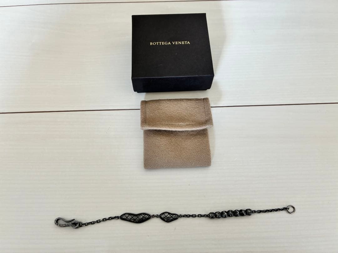 ボッテガヴェネタメンズシルバーブレスレット新品未使用品