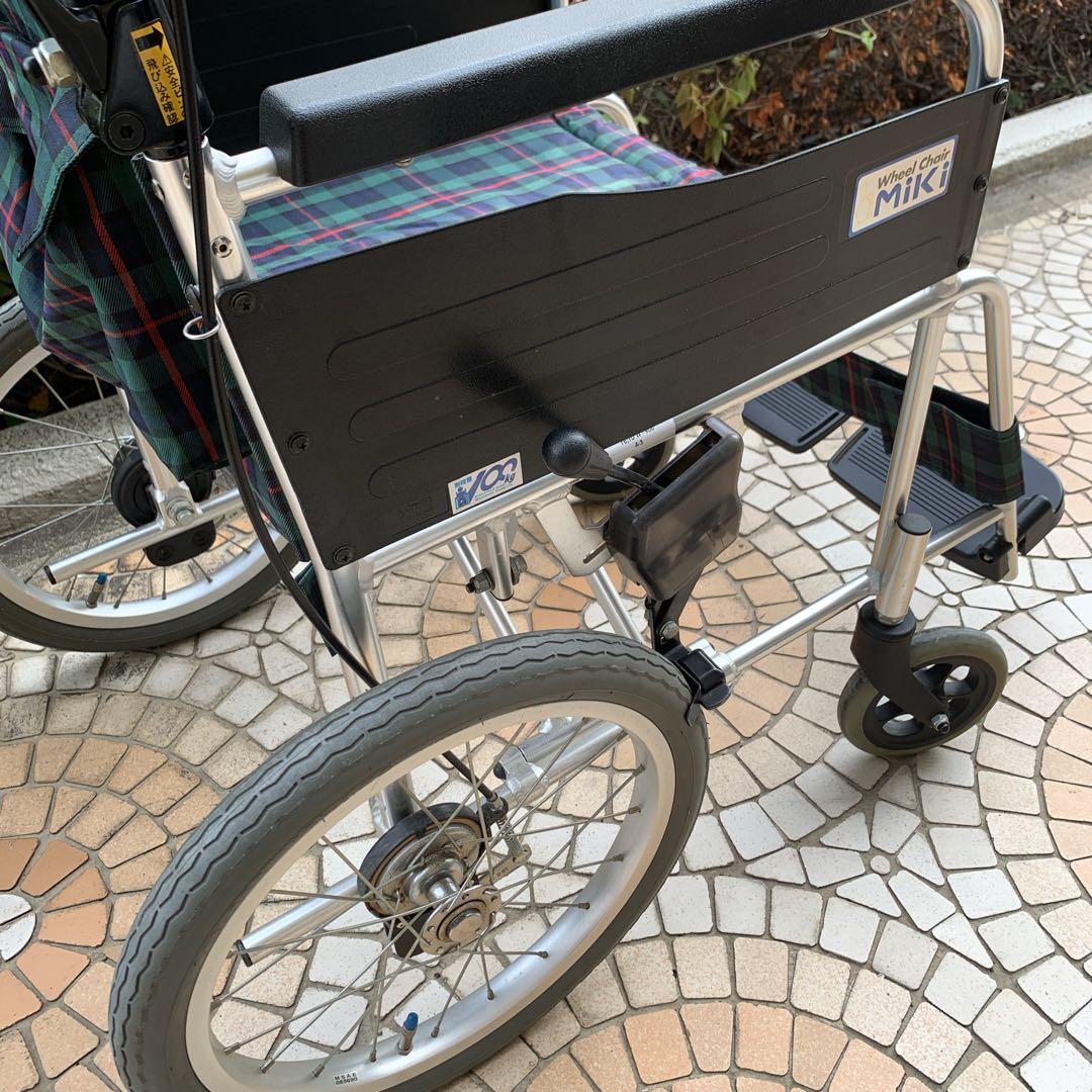 ルル　Miki　介助式車椅子　M-1 MPCN-46JD 折りたたみ可能