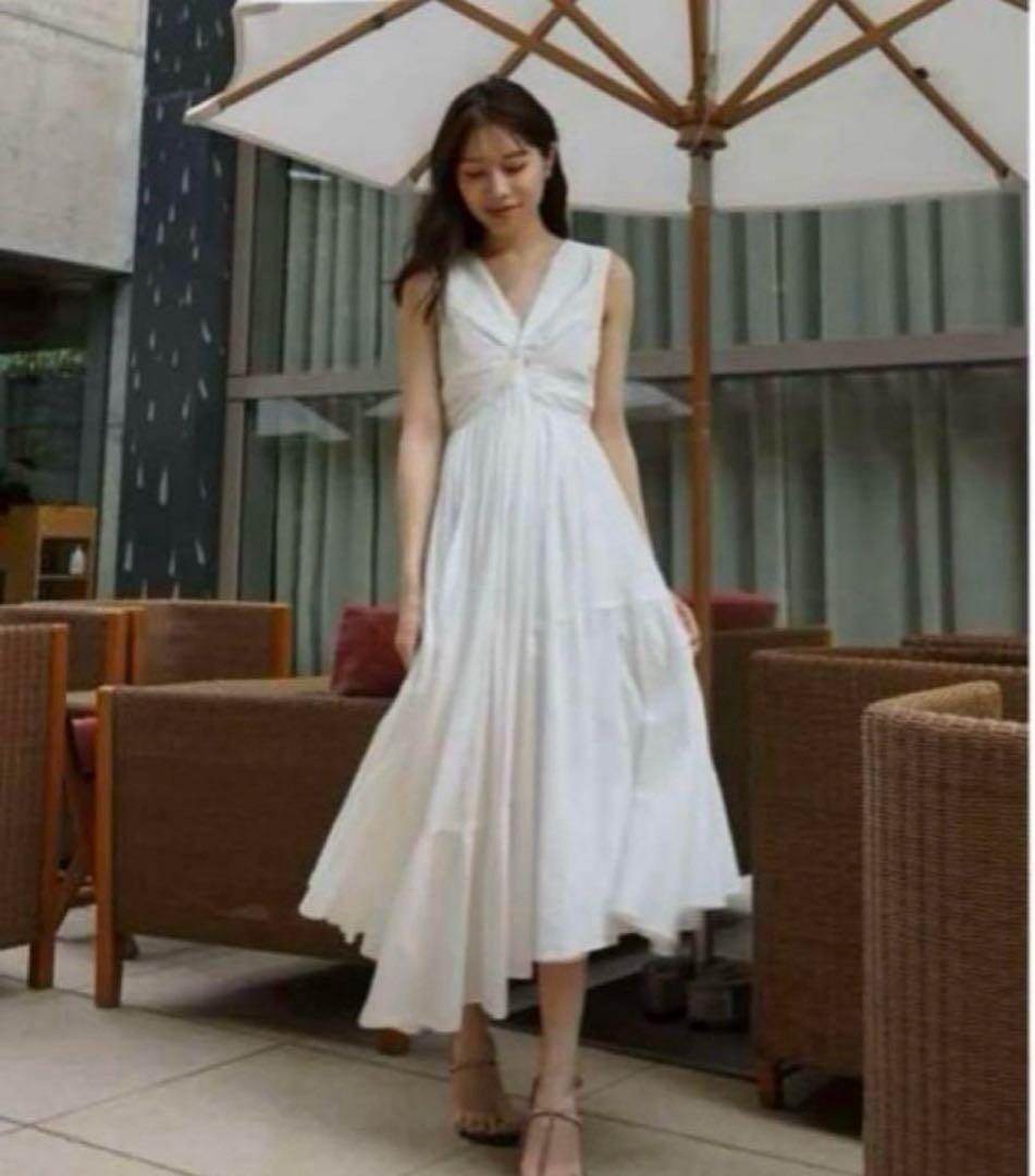 ワンピース laubeblanc Irregular hem twist Dress