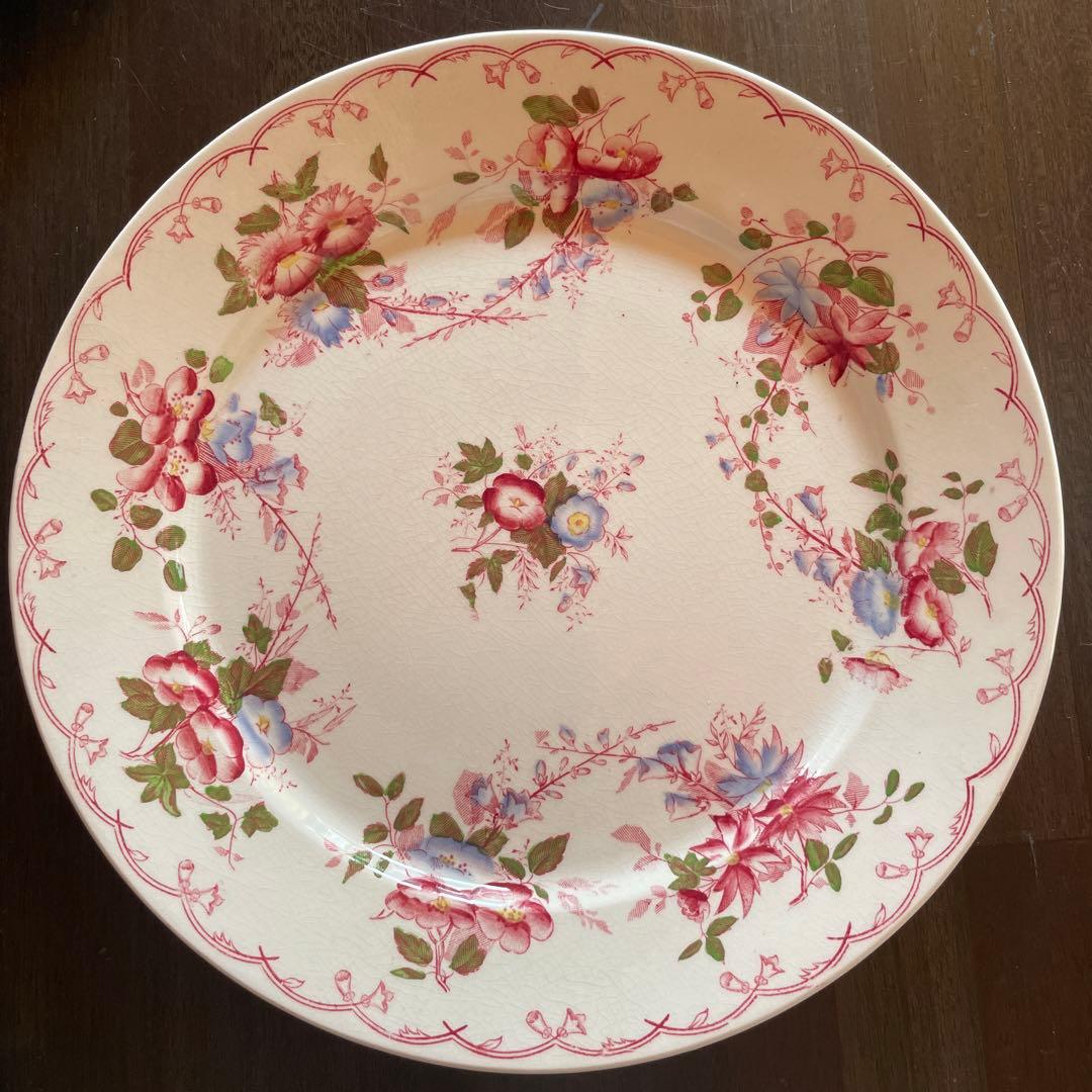 サルグミンヌ 花柄平皿 2枚セット BERTHA 約22.5cm