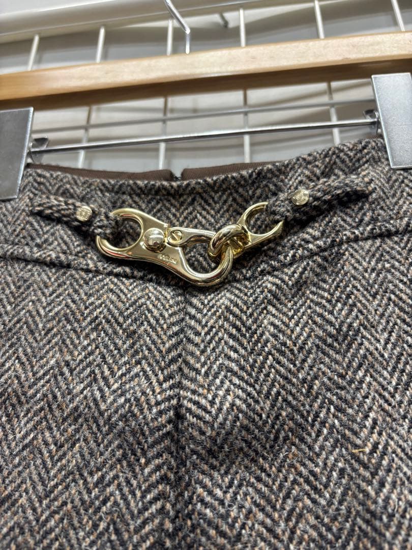 ［CELINE］セリーヌ　ウール　 スカート　36 2511-093