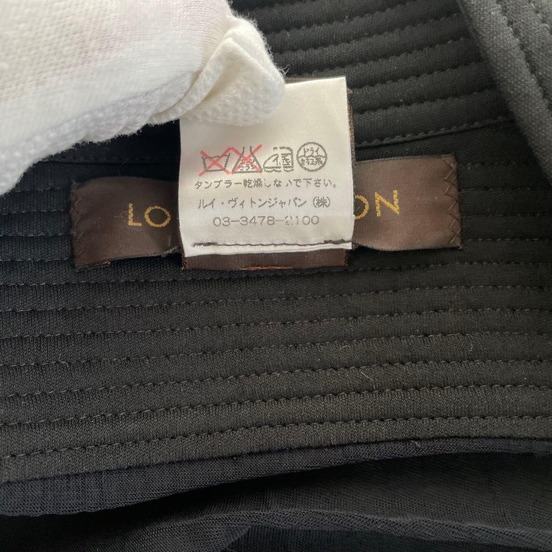 LOUIS VUITTONワンピース　34 ブラック×水玉